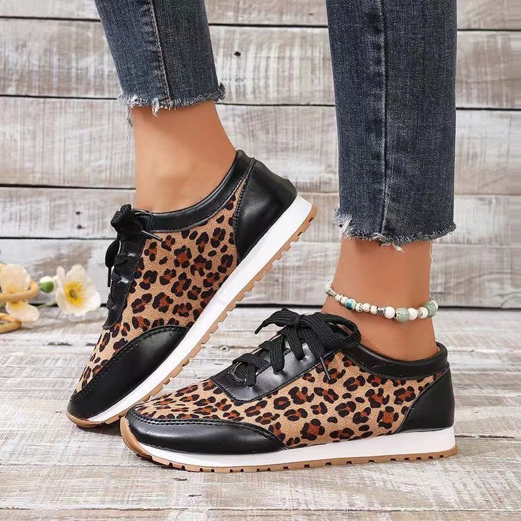 Title 2, Scarpe sportive casual da donna con lacci, stam...