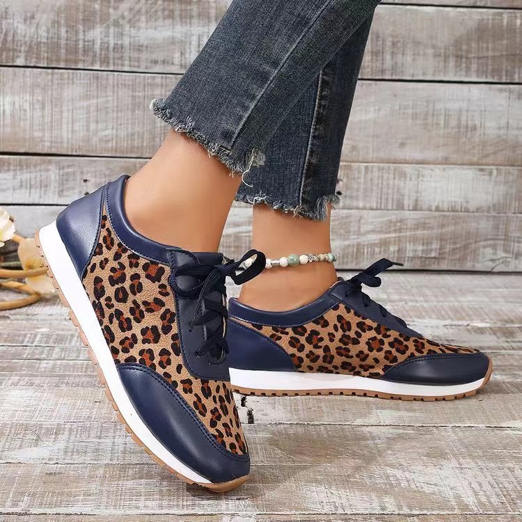 Title 5, Scarpe sportive casual da donna con lacci, stam...