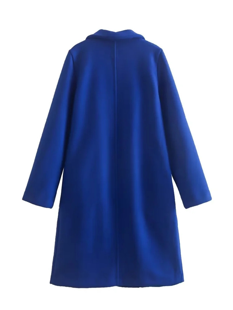 Title 6, Cappotto casual da donna in lana con revers, se...