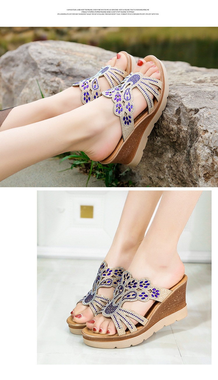 Title 10, Holle strass dames sandalen en slippers, stijlv...