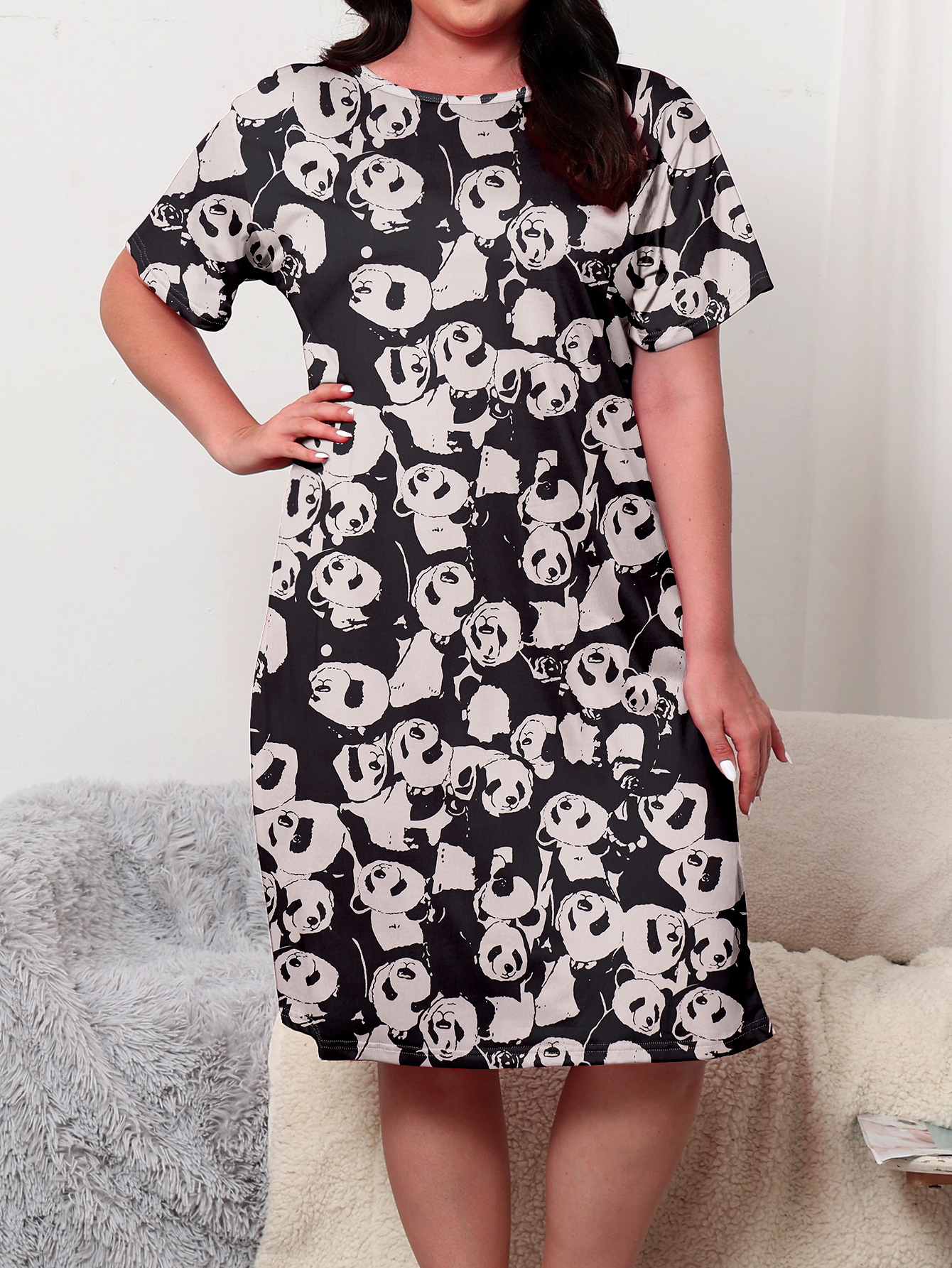 Title 4, Damesmode Panda-print Leuke loungewear