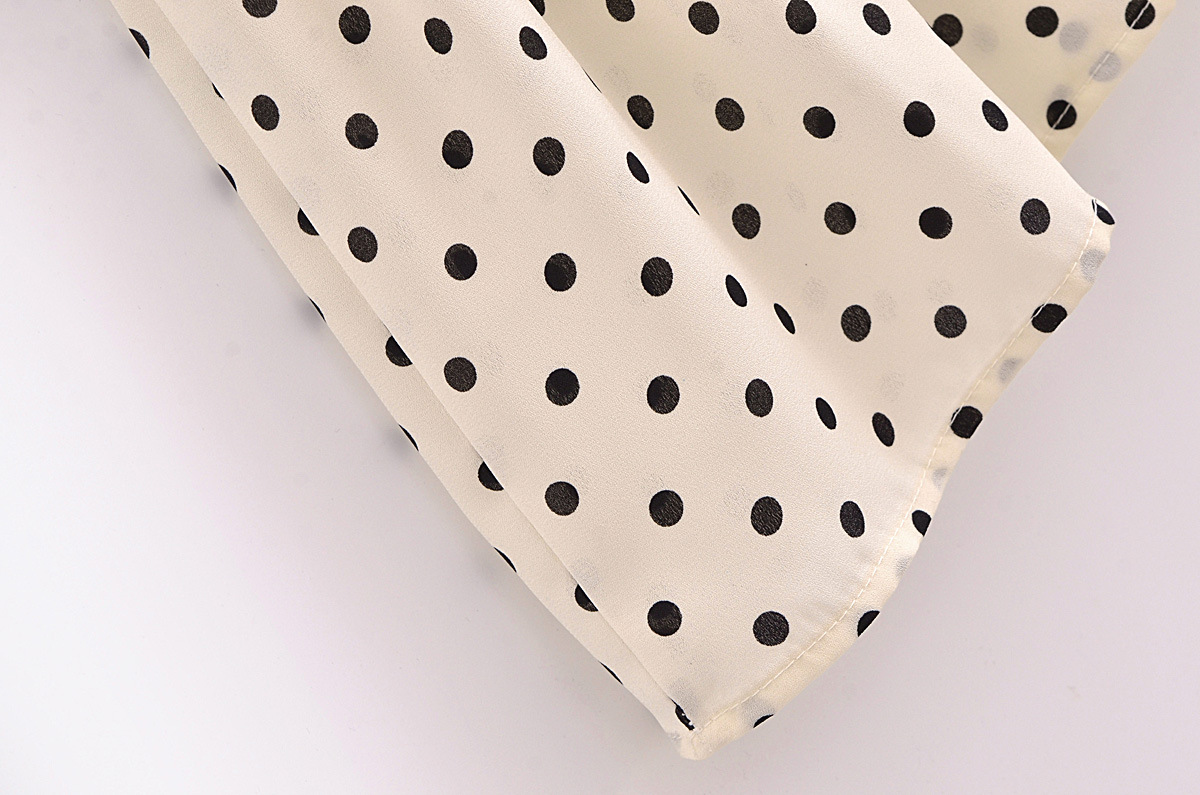 Title 3, Retro Dots Printing Slip Dress