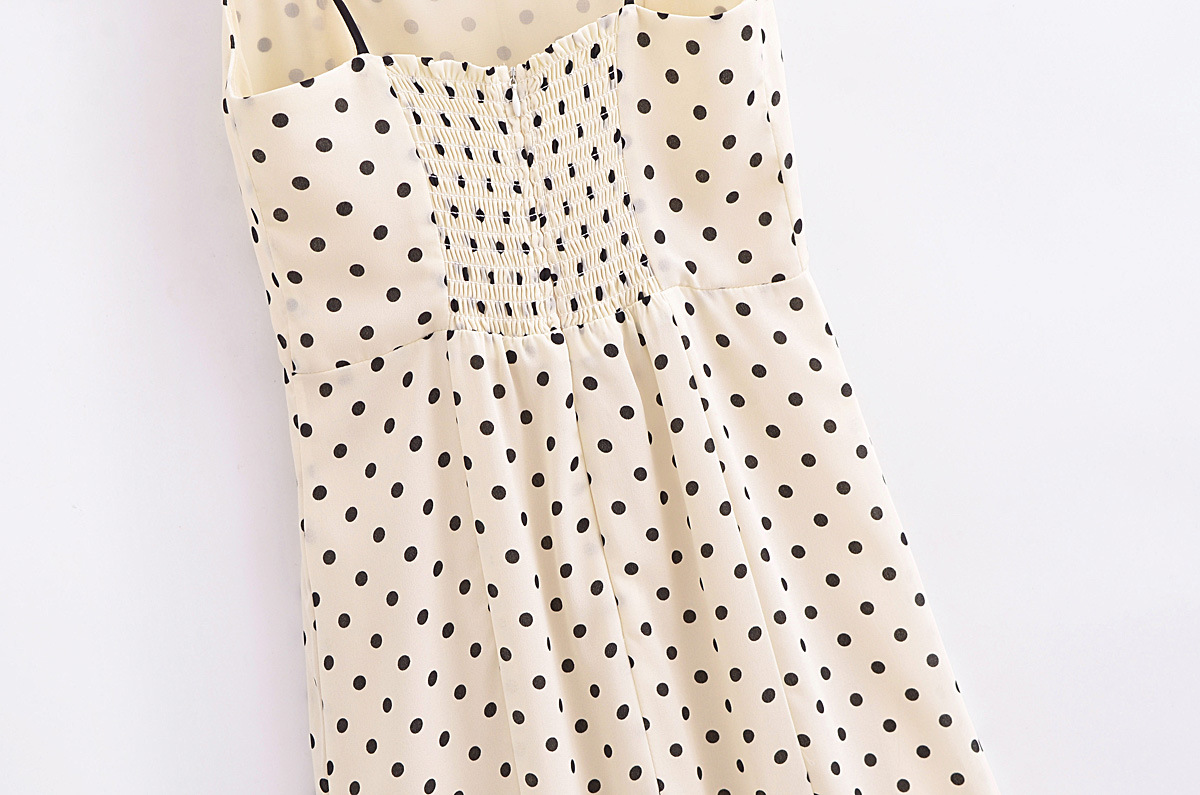 Title 20, Retro Dots Printing Slip Dress