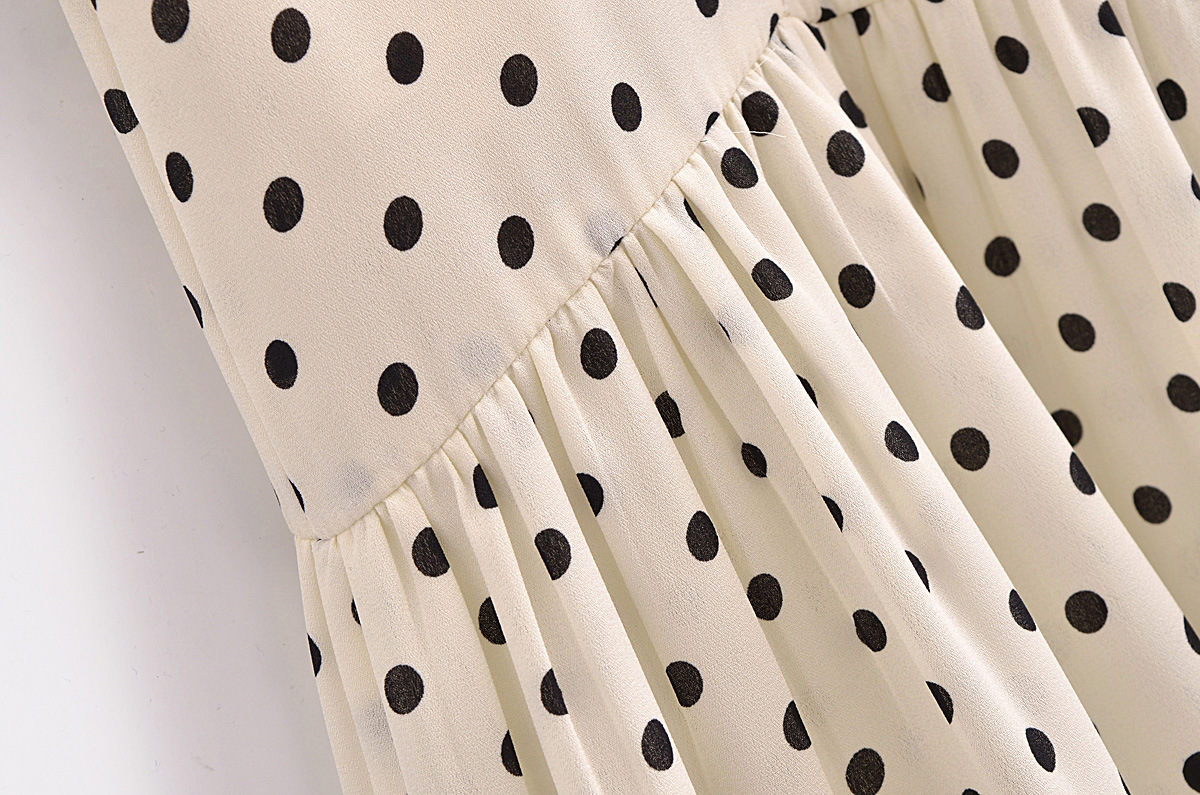 Title 24, Retro Dots Printing Slip Dress