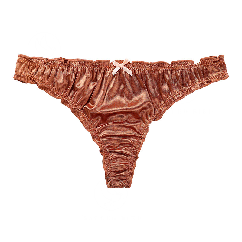 Title 9, Satin Cotton Crotch T-back Women