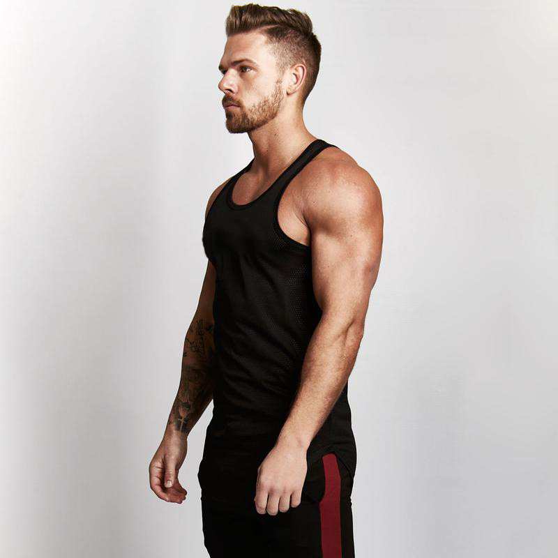 Title 2, Heren sport tanktop, sportvest voor de sportsch...