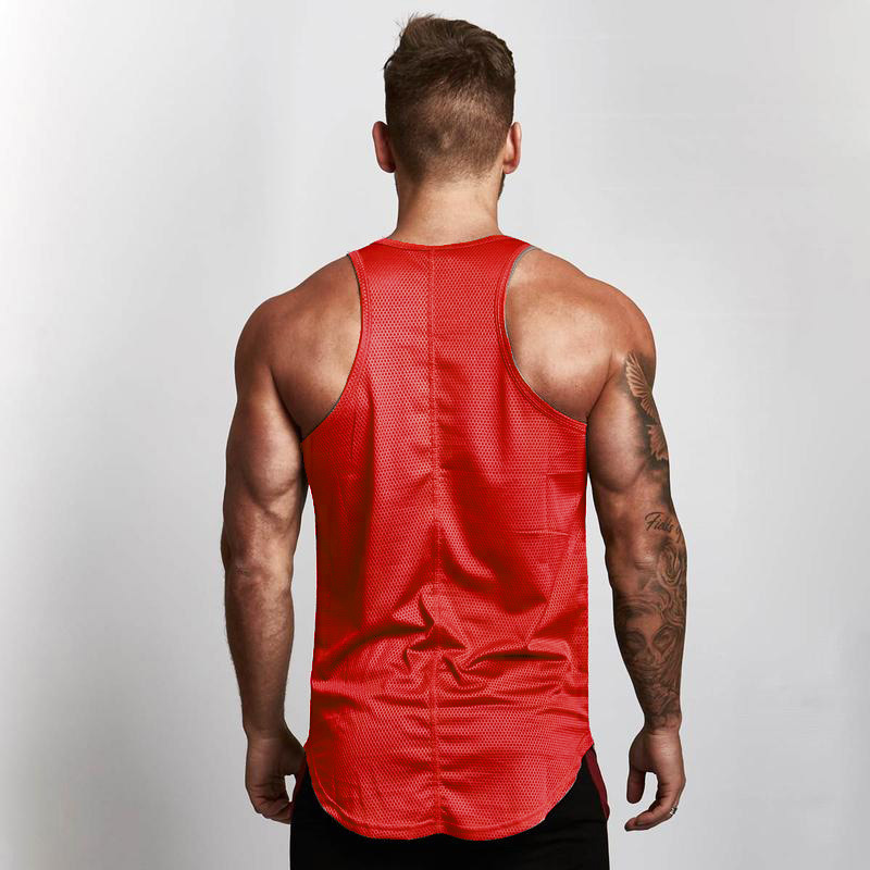 Title 18, Mens gym tank top, sportswear vest, designed f...