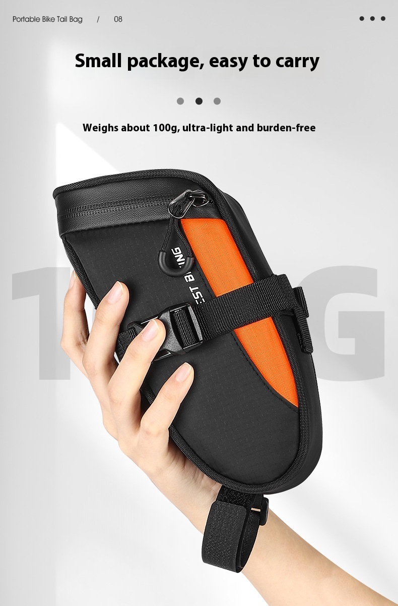 WEST BIKING Reflective Bicycle Saddle Bag Waterproof Tool Bag