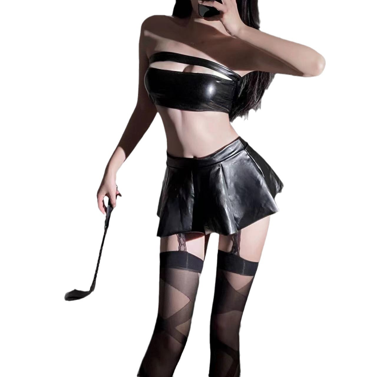 Title 6, Womens Sexy Underwear Pleated Skirt Suit. Expe...