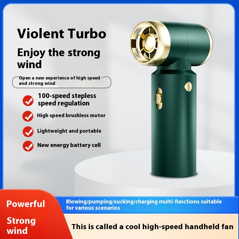 Super Violent Handheld Large Wind Charging Multi-purpose Fan