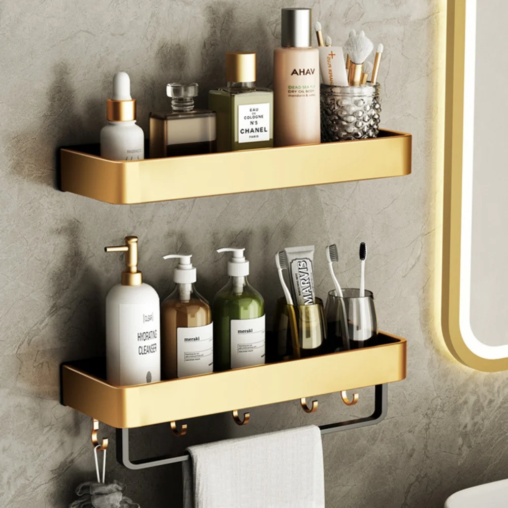 Title 3, Bathroom Perforated Towel Storage Rack