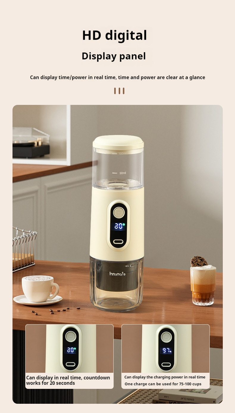 Title 5, Wireless Portable Italian Coffee Machine Electr...