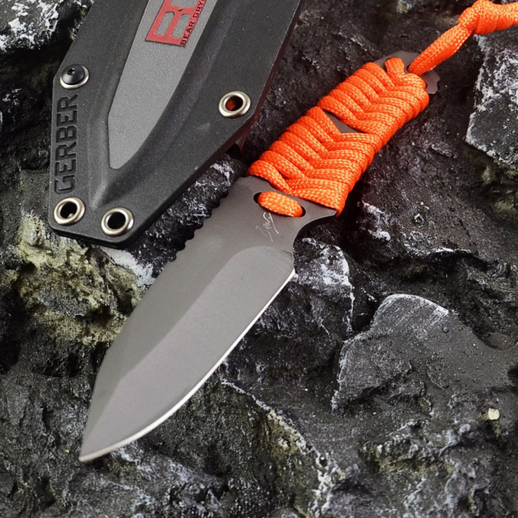 Title 1, Cuerda de camping exterior y cuchillo recto por...