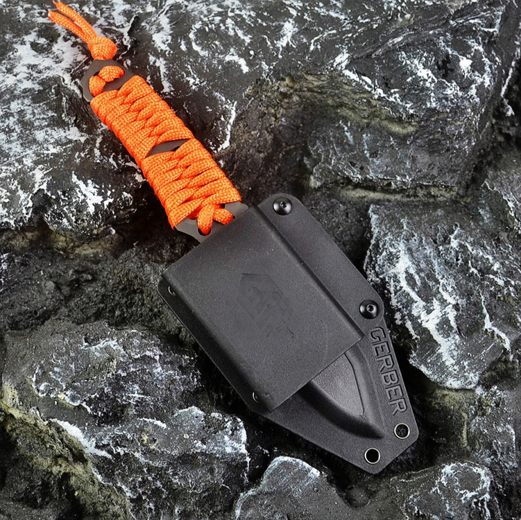 Title 5, Outdoor Camping Rope Portable Straight Knife Su...