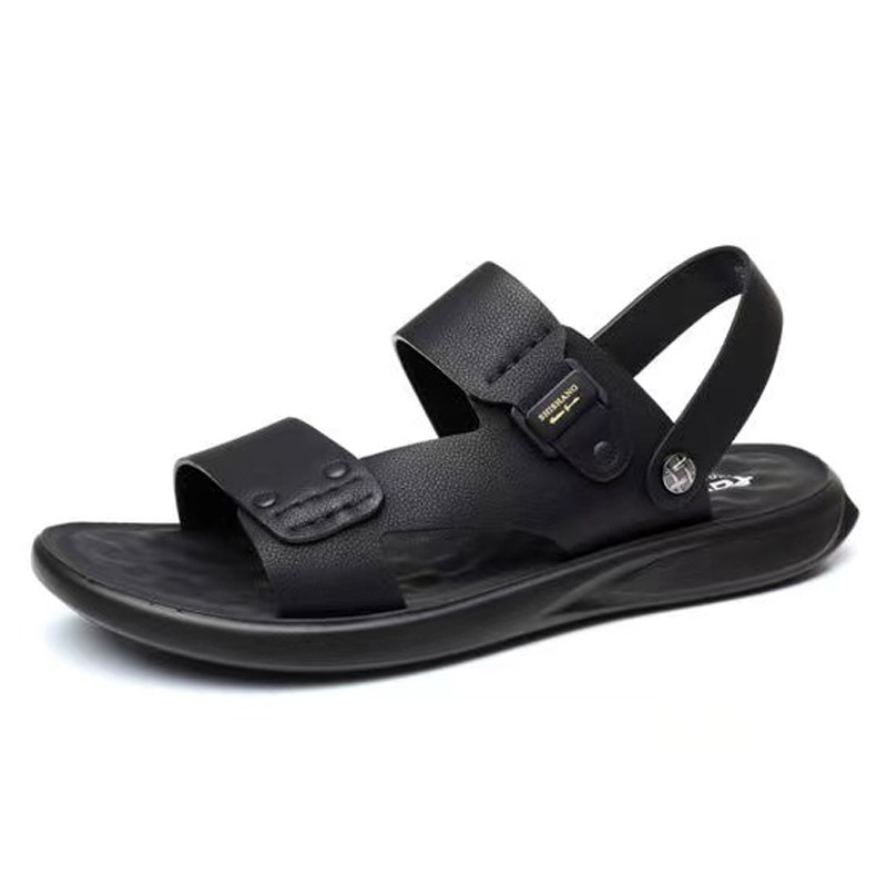 Title 4, Heren Casual Ademende Rundleer Sandalen, Zomers...