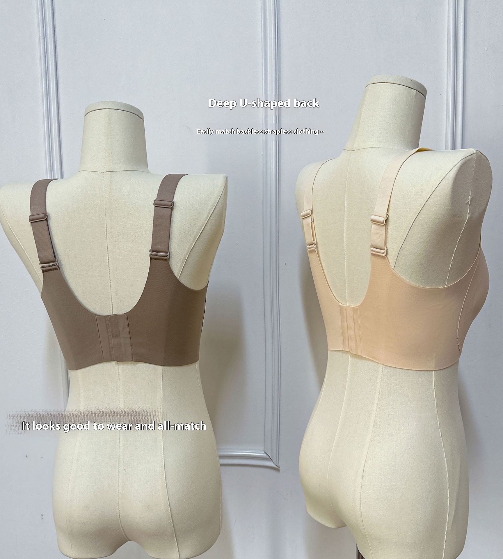 Title 9, Anti-sagging Adjustable Breast Holding Gathered...