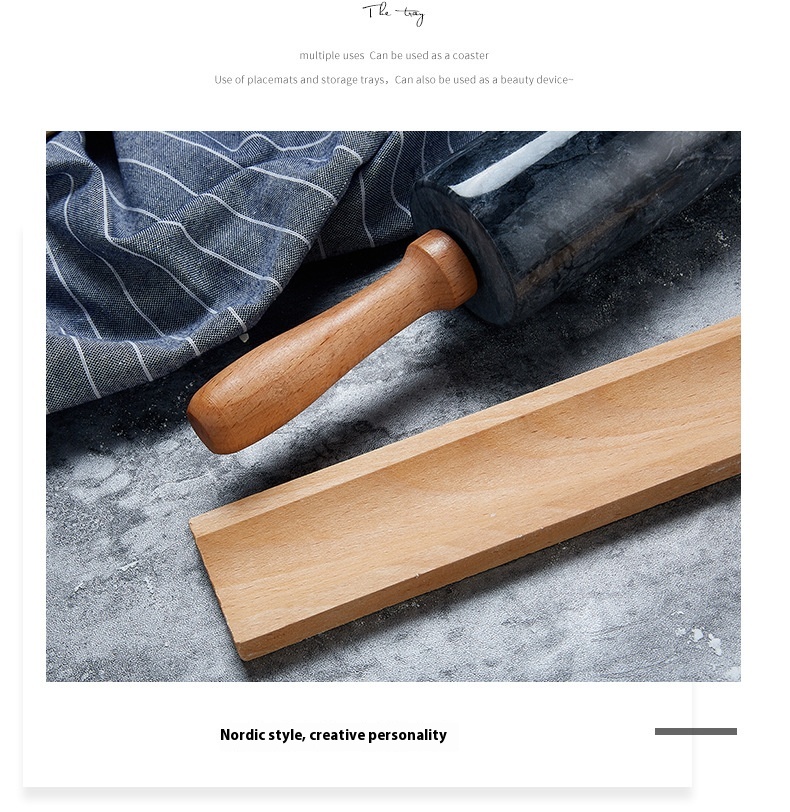 Title 4, Natural Marble Rolling Pin Household