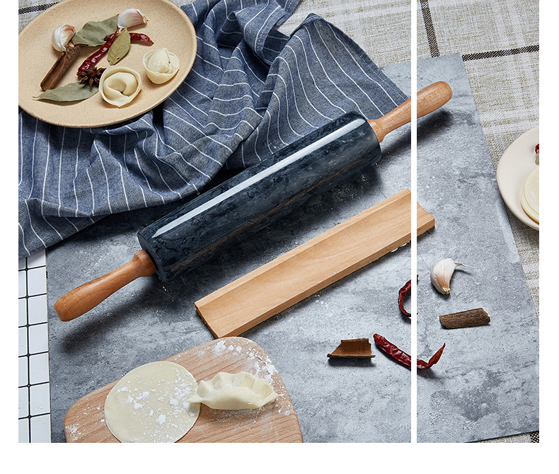 Title 5, Natural Marble Rolling Pin Household