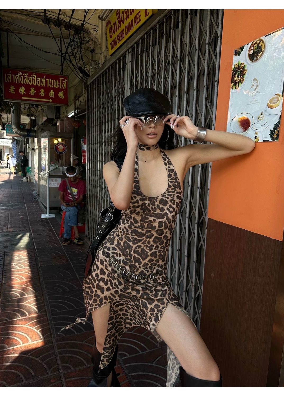 Title 4, Leopard Print American Retro Millennium Hot Gir...