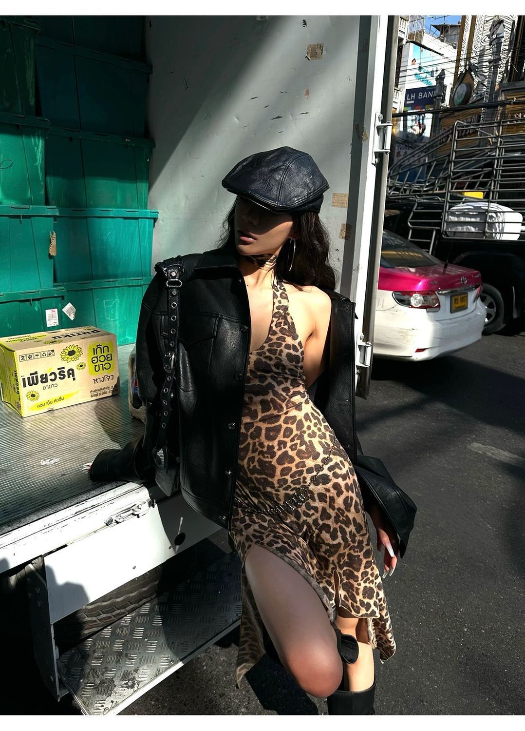 Title 20, Leopard Print American Retro Millennium Hot Gir...