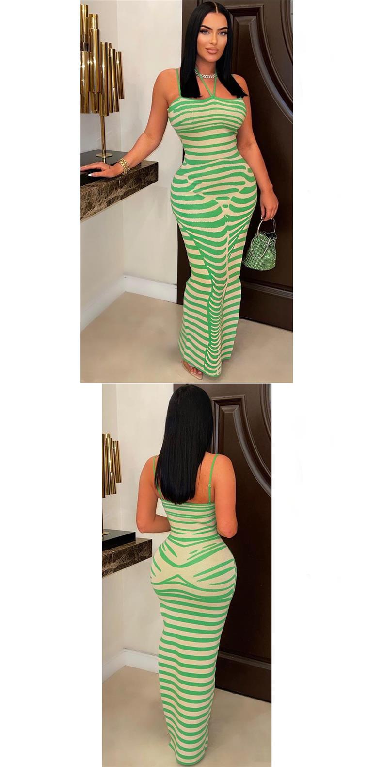 Title 3, Womens Sunken Stripe Positioning Printed Suspe...