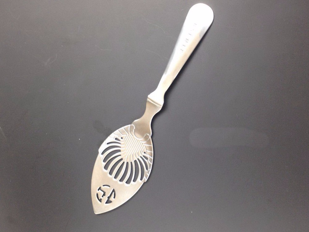 Title 4, Stainless Steel 304 Fan-shaped Absinthe Spoon S...