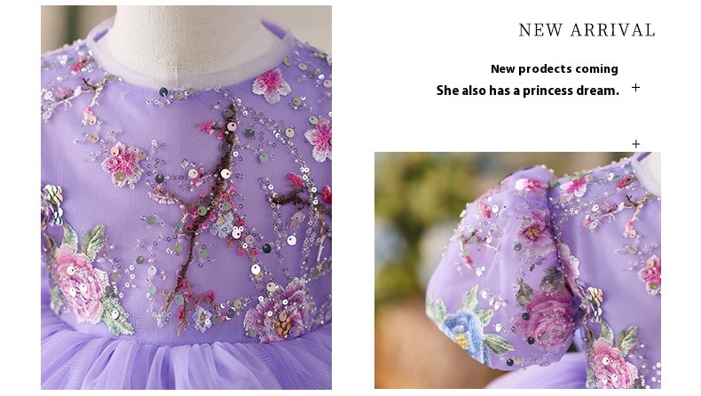 Title 5, New Dream Purple Mori Style FARCENT Puff Sleeve...