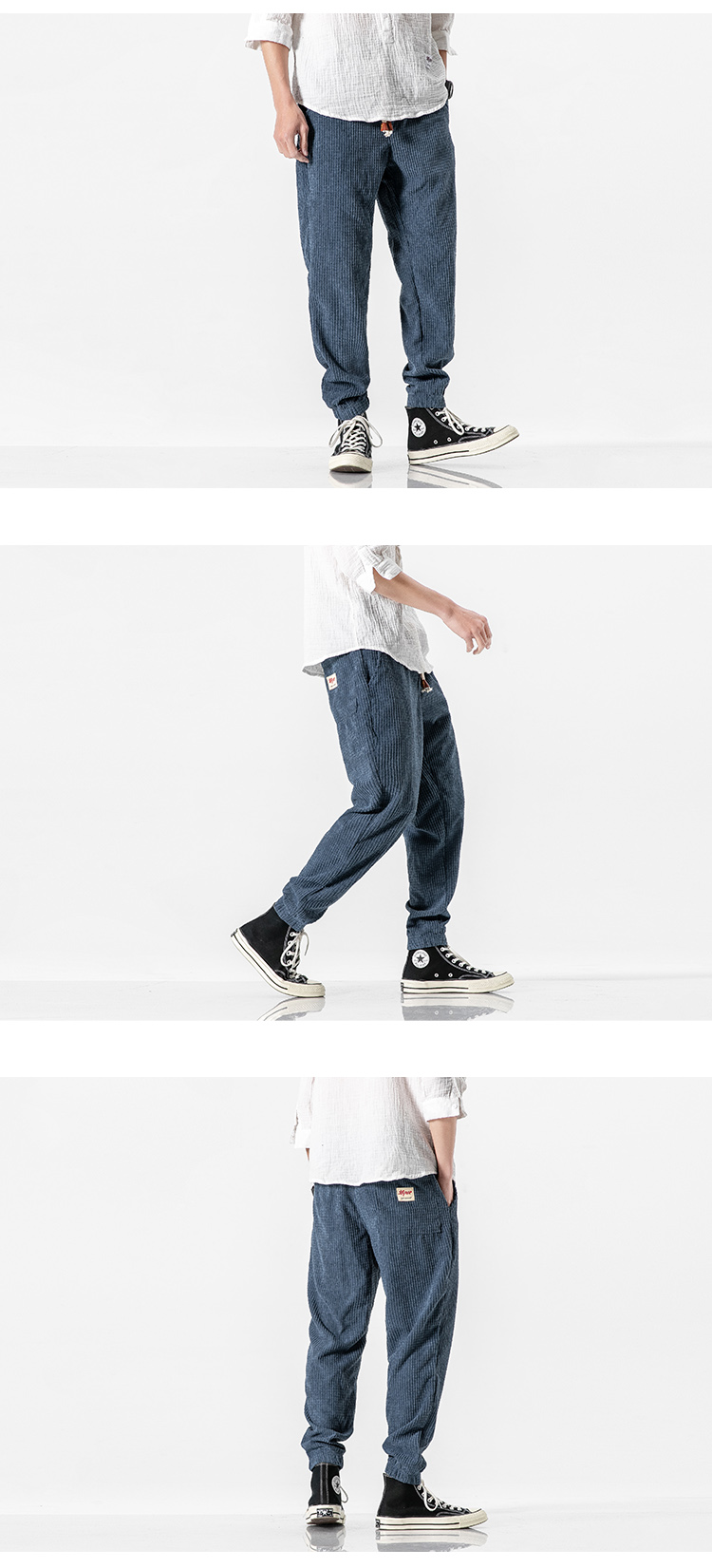 Title 4, Mens Youth Corduroy Harem Pants. Japanese Vint...