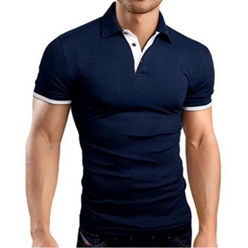 Title 5, Camisa Polo de Hombre Manga Corta Business Stri...