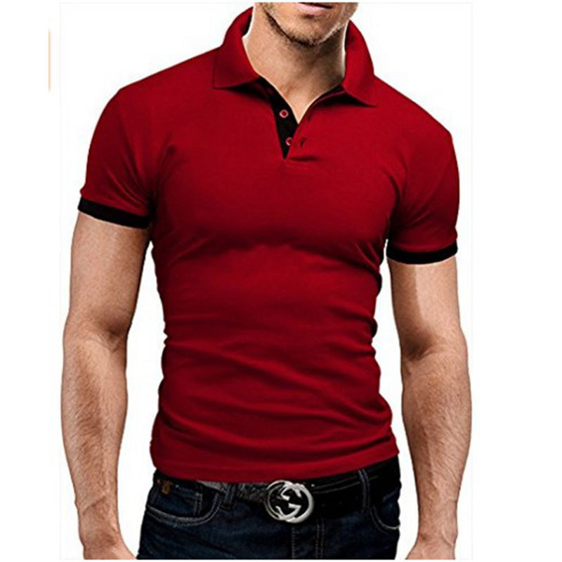 Title 8, Camisa Polo de Hombre Manga Corta Business Stri...