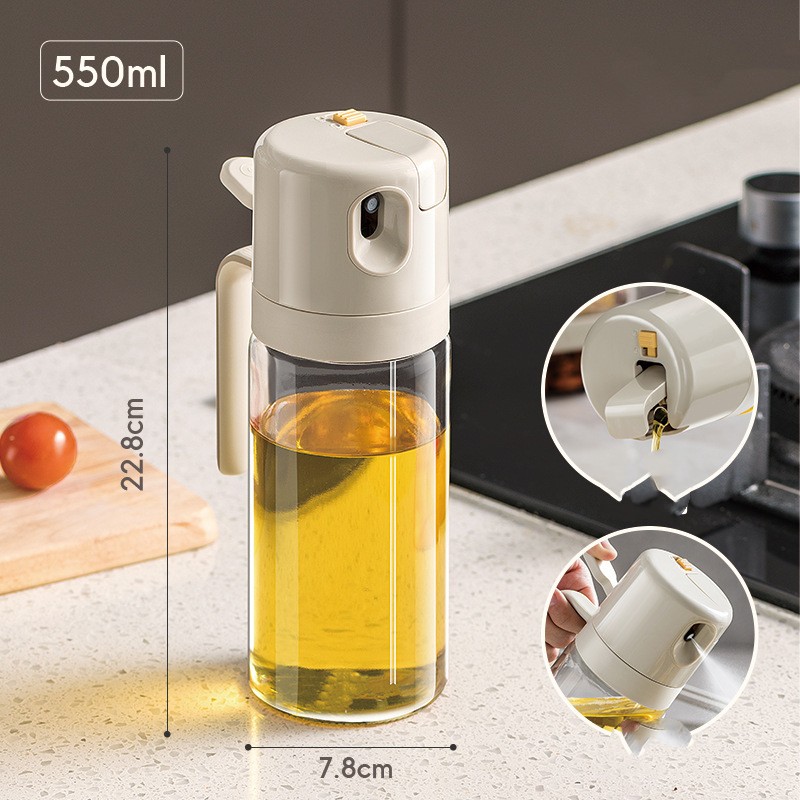 Title 1, 2-in-1 Olie Sprayer Fles voor BBQ Koken, Olie D...