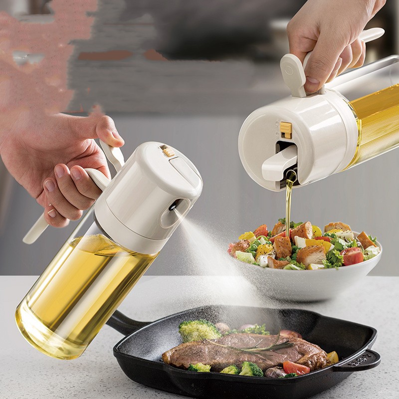 Title 3, 2-in-1 Olie Sprayer Fles voor BBQ Koken, Olie D...