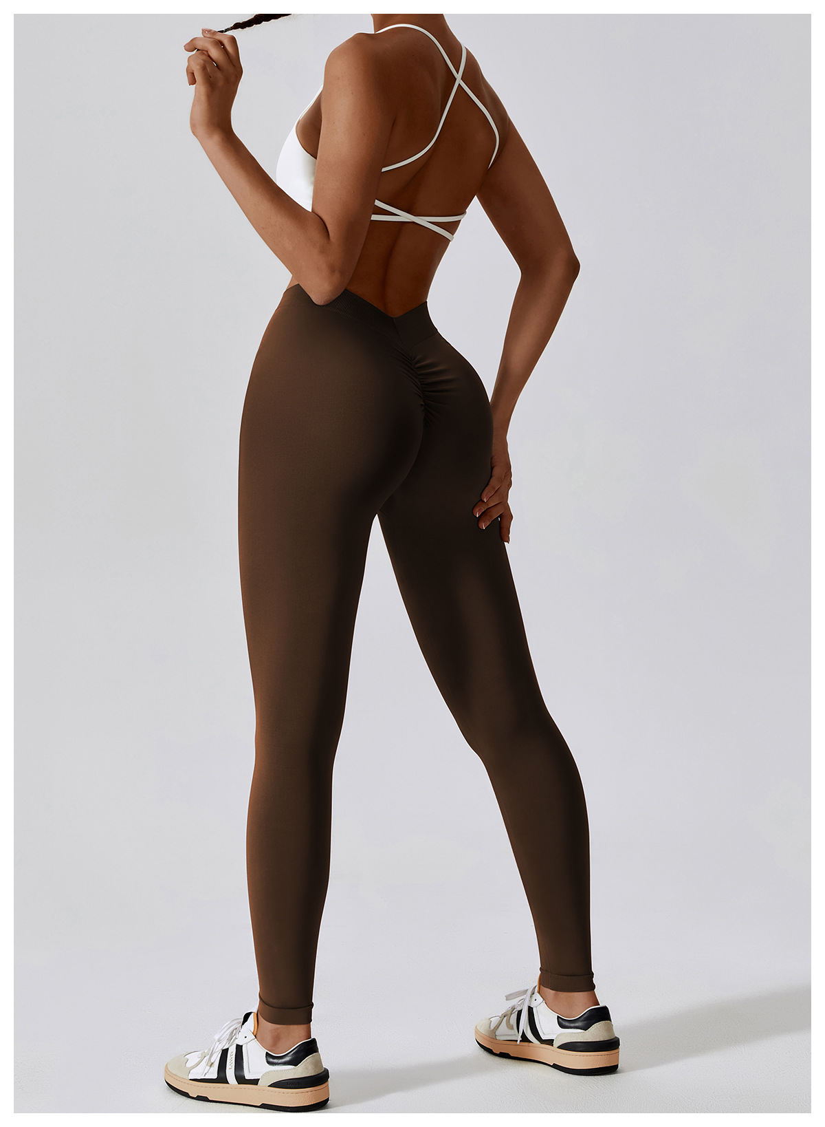 Title 4, Peach Hip Raise Fitness Leggings mit V-Taille, ...