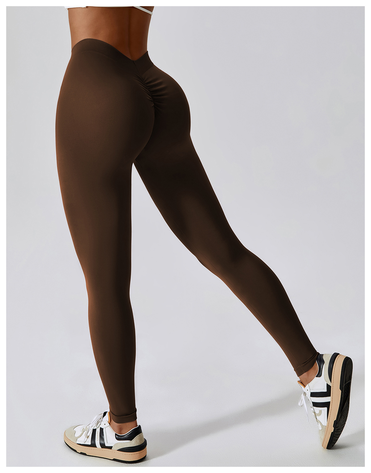 Title 6, Peach Hip Raise Fitness Leggings mit V-Taille, ...