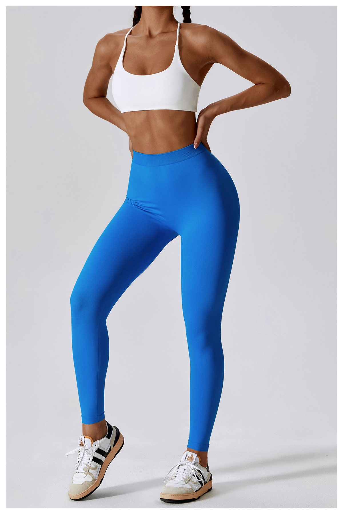 Title 7, Peach Hip Raise Fitness Leggings mit V-Taille, ...