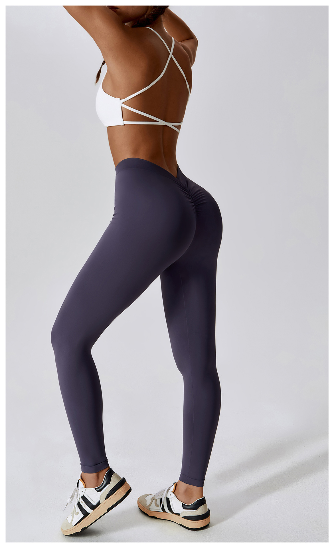 Title 8, Peach Hip Raise Fitness Leggings mit V-Taille, ...