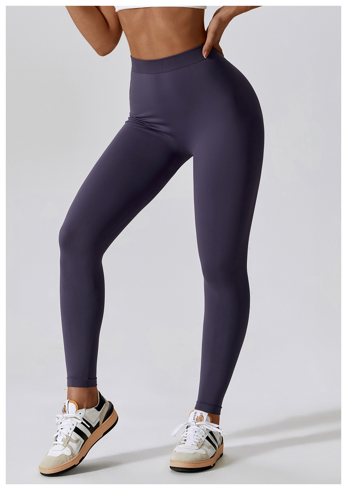 Title 14, Calça legging fitness de cintura alta com efeit...