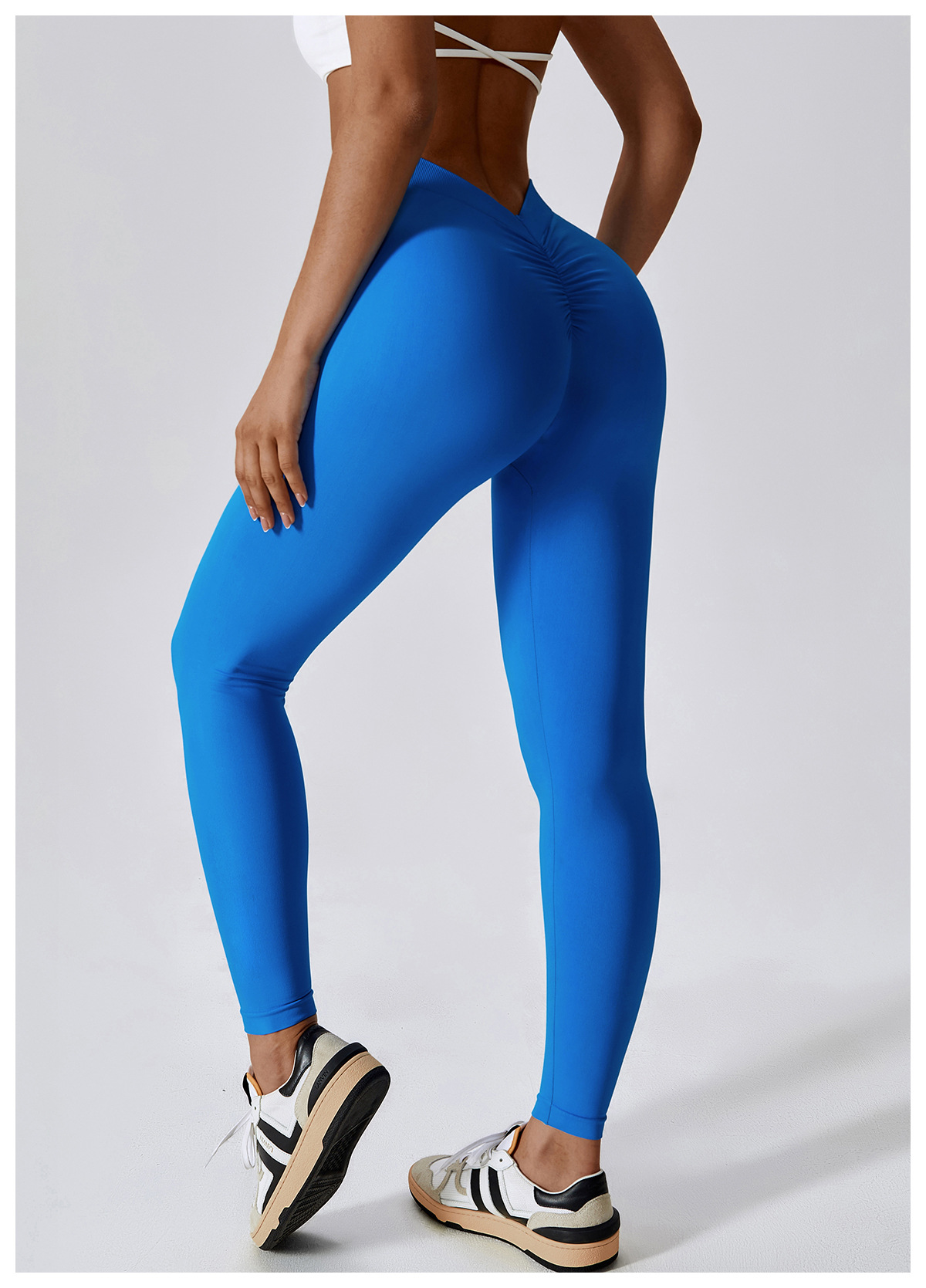 Title 15, Calça legging fitness de cintura alta com efeit...