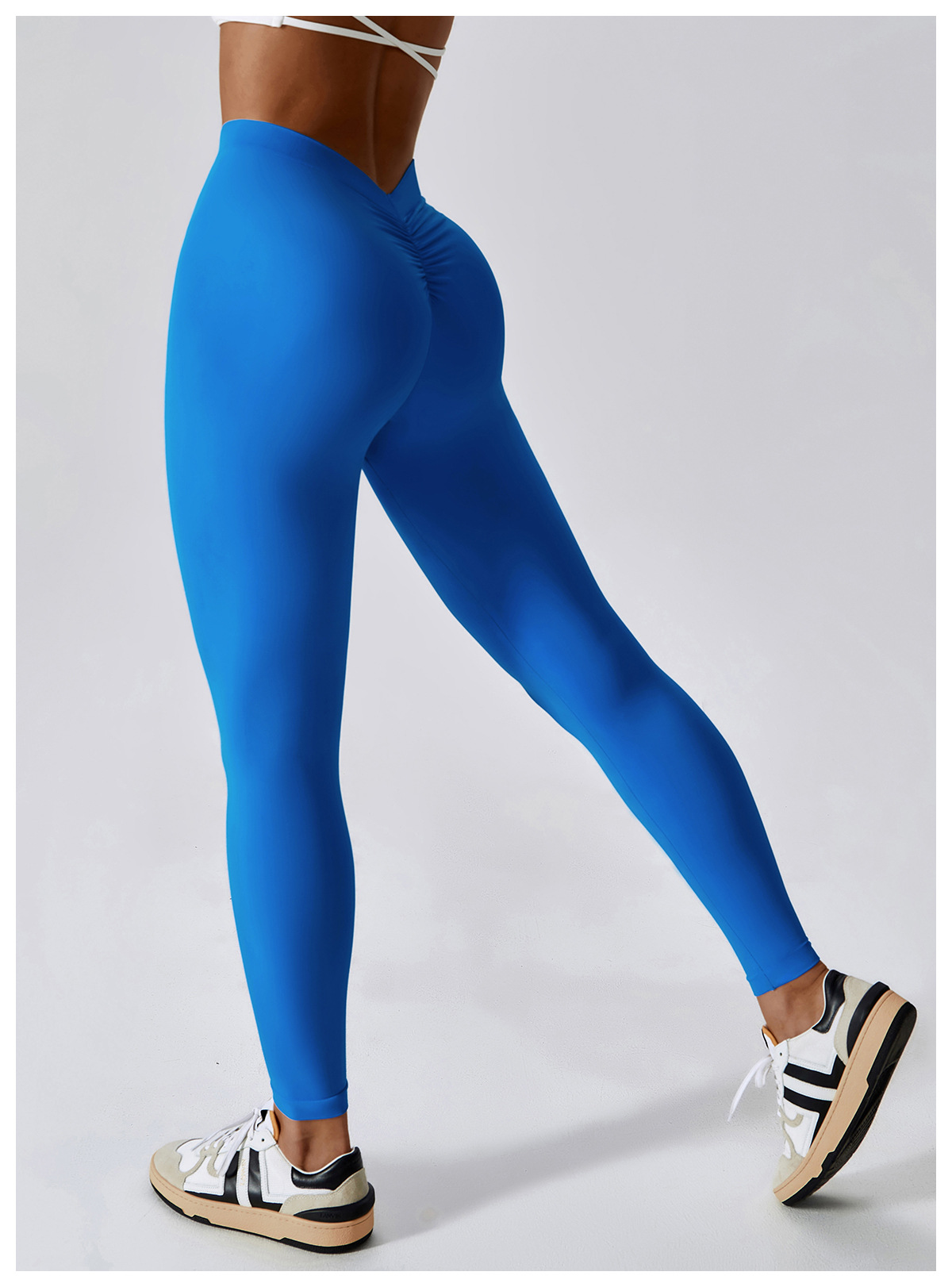 Title 25, Peach Hip Raise Fitness Leggings mit V-Taille, ...