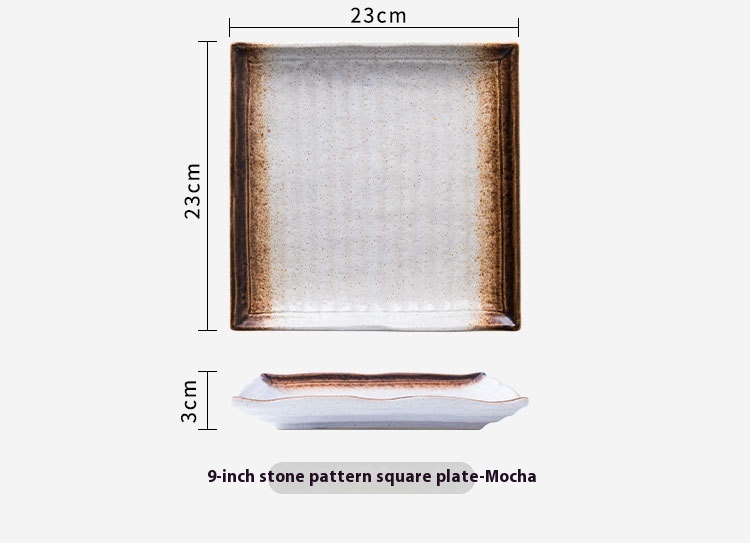 Title 2, Household Chinese Ceramic Sushi Plate Tableware