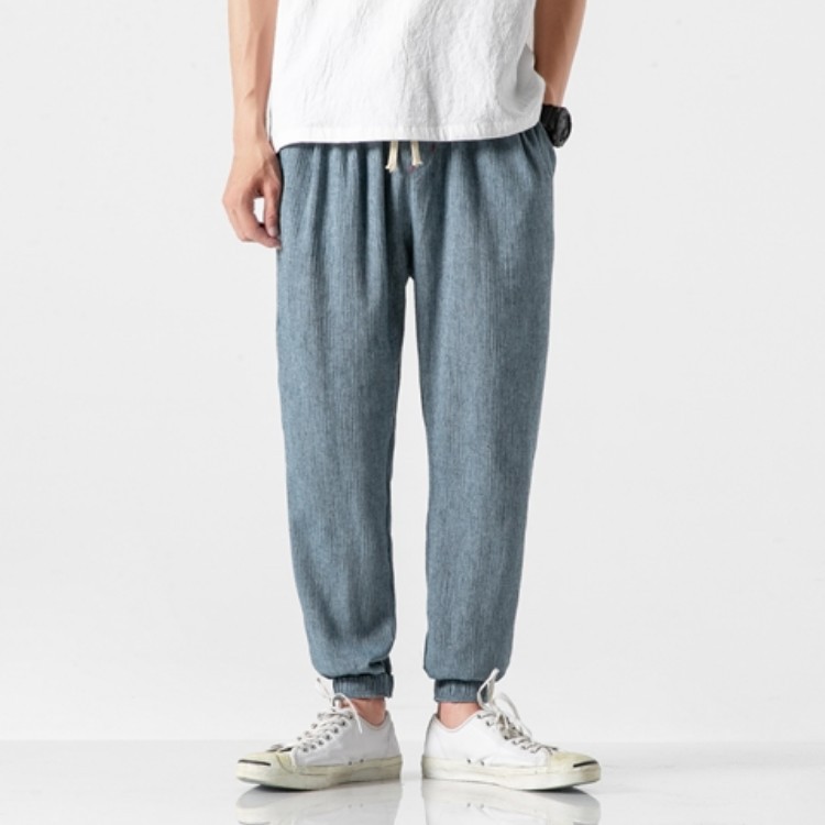 Title 8, Mens linen cropped trousers