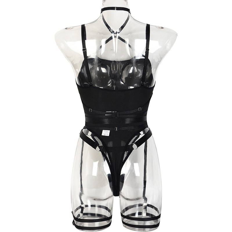 Title 14, Halter One-piece Mesh Underwear Suit