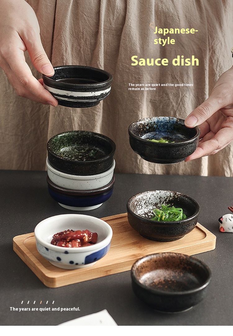 Title 1, Japanese Style Ceramic Dish Seasoning Dish Smal...