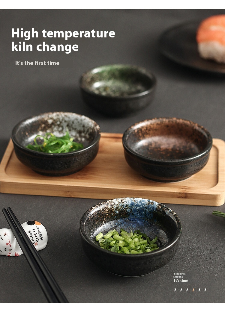 Title 6, Japanese Style Ceramic Dish Seasoning Dish Smal...