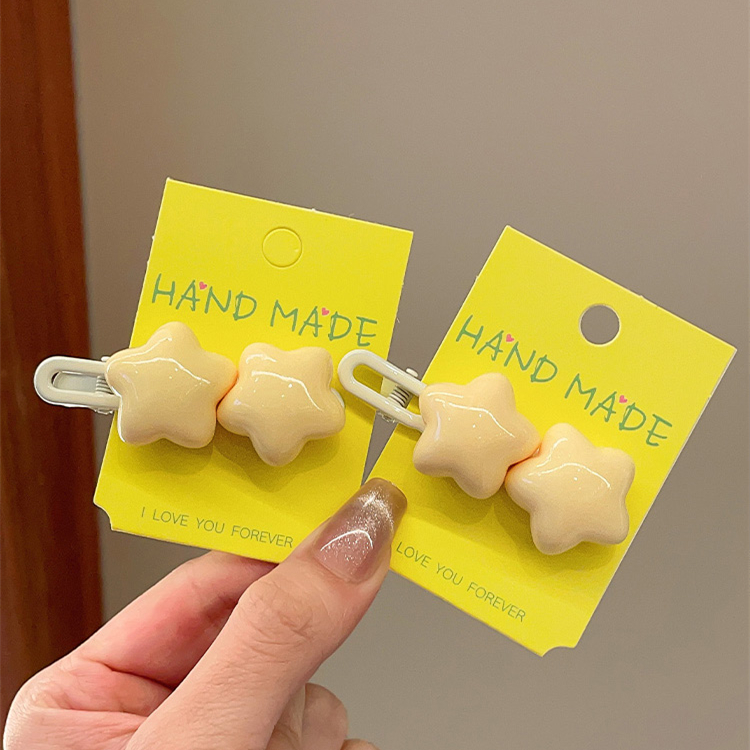 Yellow Fat Star Hair Clip - Image 8
