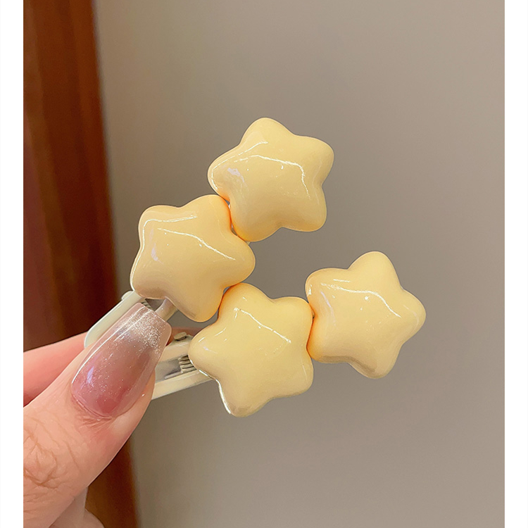 Yellow Fat Star Hair Clip - Image 9