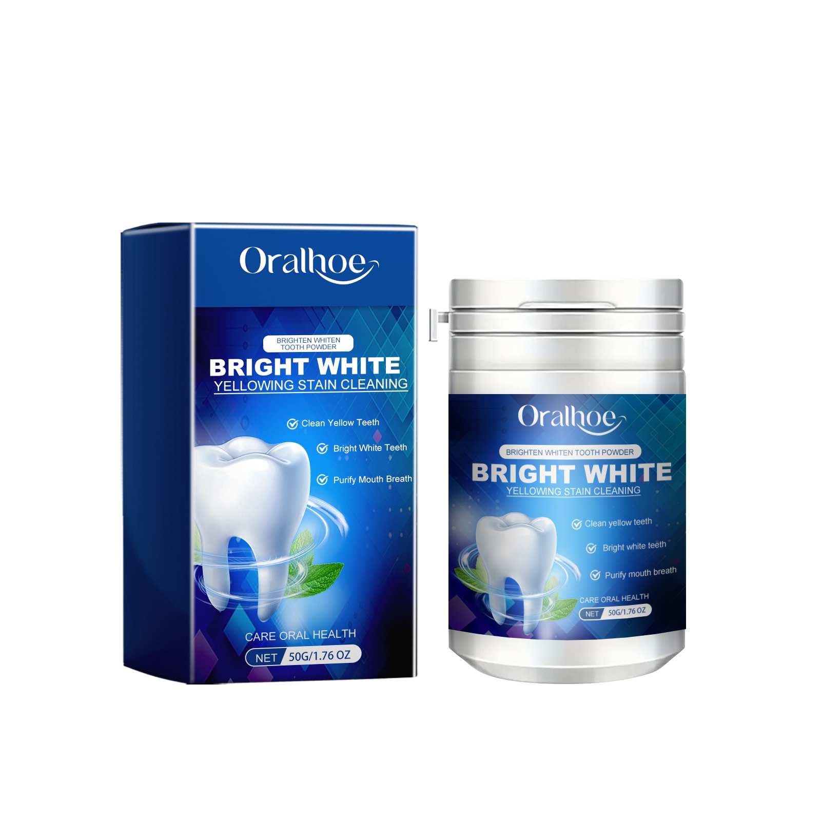Whitening Tooth Brightening Powder - Fresh Mint