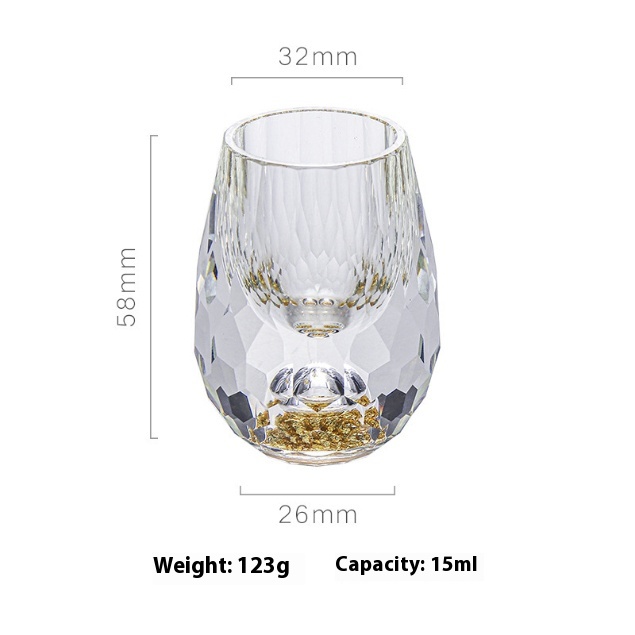 Title 1, Diamond Shooter Glass Juego de vino blanco para...