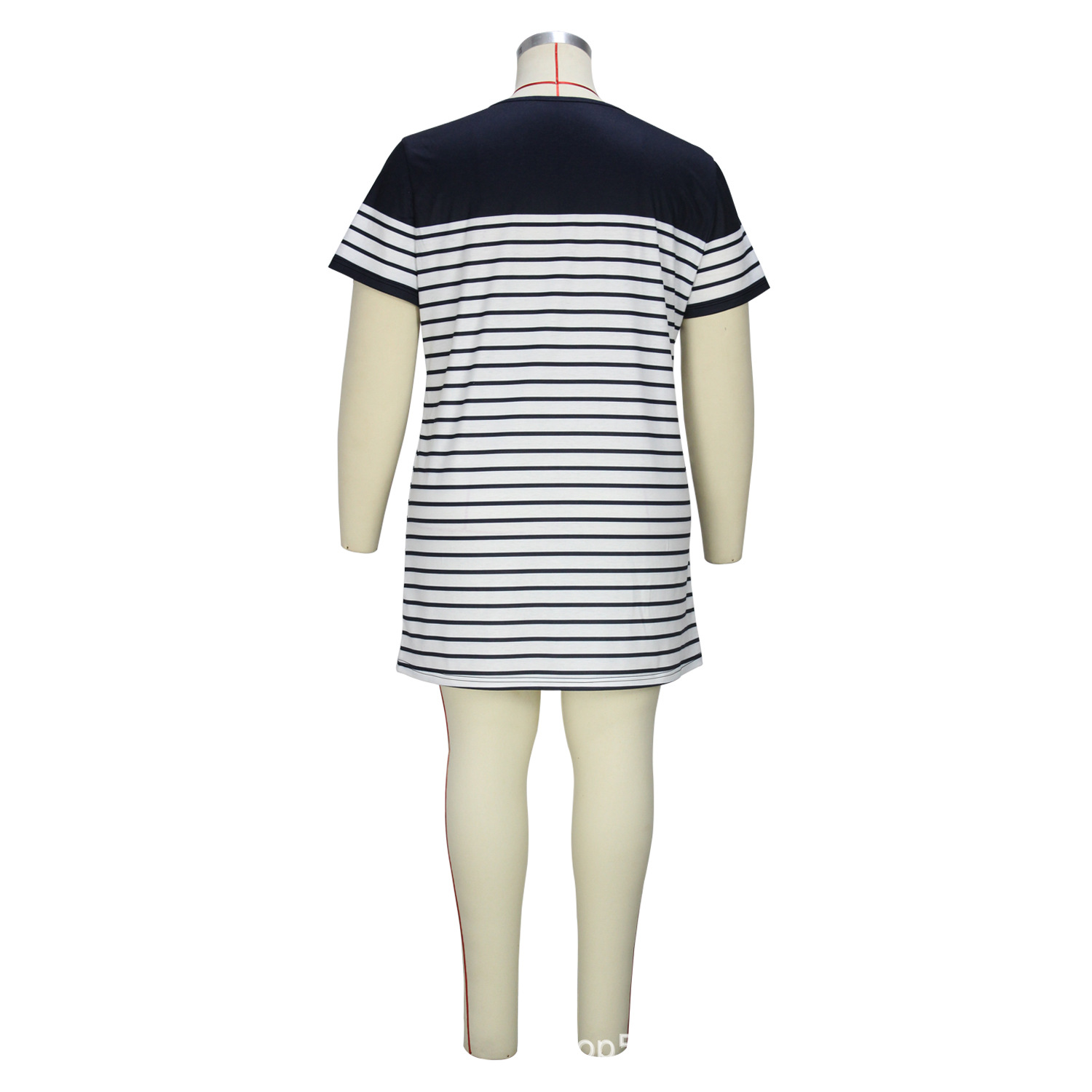 Title 7, Simple Casual Style Classic Striped Regular Rou...