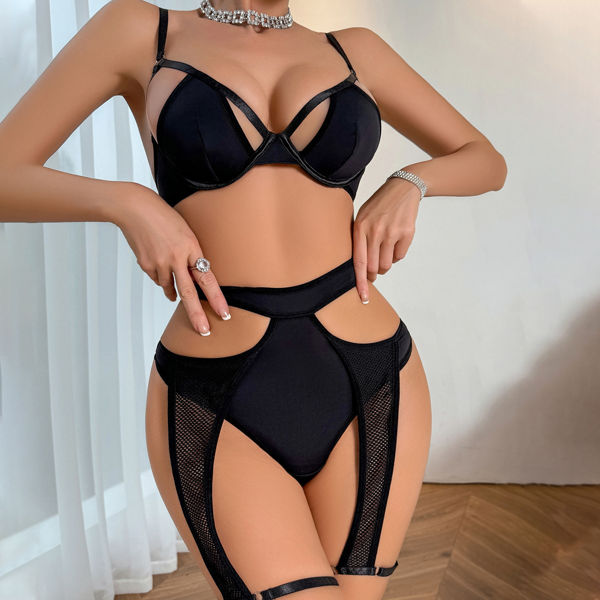 Title 11, Underwear Girdle Leg Circle Two-piece Set